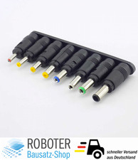 8x DC Adapter Set 5.5x2.1mm Male zu Female – Netzteilstecker Konverter Kit
