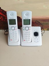 Alcatel F530 Duo DECT Telefon schnurlos Freisprechfunktion Anrufblocker Weiß