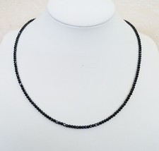 Edelsteinkette–45cm schwarz