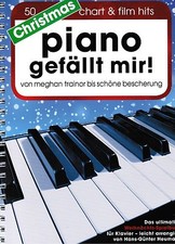 Klavier Noten  Piano gefällt mir CHRISTMAS 50 CHART und FILM HITS Spiralbindung
