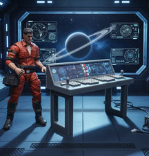 SCI FI COMPUTER 1:18 3.75"