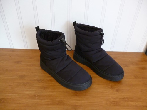 Schwarze gefütterte damen - schwarze,