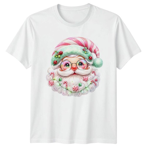 Trendy retro santa face - trendy,