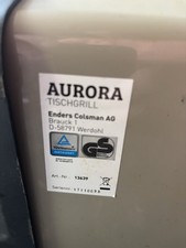 Tischgrill, mobiler Holzkohlegrill, 26x47x13,5