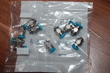 10x Festo QSM-M5-4 Pneumatikverschraubungen  Steckverschraubung Mat:-Nr. 153304