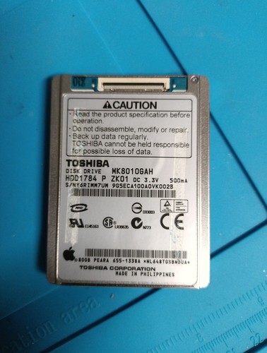 Toshiba 80gb hdd - toshiba, 1,8"