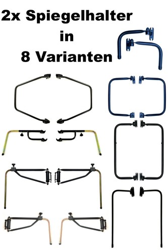 Spiegelhalter metall - 2x,