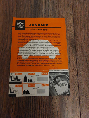 Original prospekt zündapp - original,