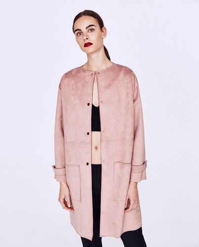 Zara wildledermantel - zara,