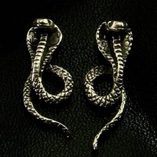 Large Cobra Snake Stud