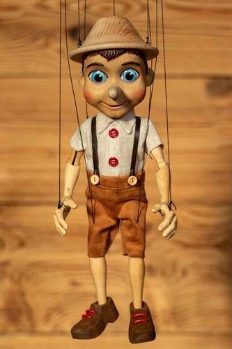 Czech folk art marionette - czech,