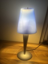 Ikea rare Vintage metal design Lampe B9417   blue glass memphis 90er 90s selten