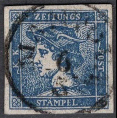 1851 ank iii blauer merkur - 6,