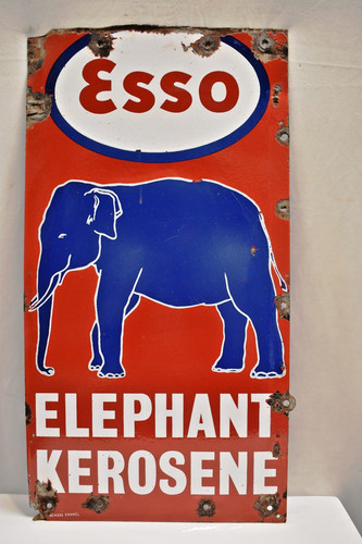 Vintage esso elefant kerosin - elefant,