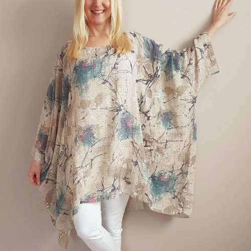 Sommer tunika bluse kafftan - sommer,