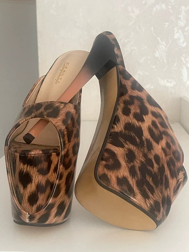 High heels mules pantoletten - high,