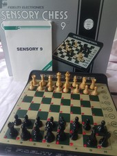 Fidelity Super 9 Sensory Chess Challenger elektronisches Schachspiel Vintage 