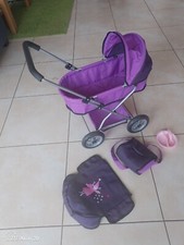 Puppenwagen mit Zubehör , lila , Fee , Top Zustand , BAYER