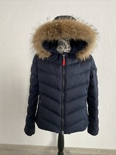 Bogner Fire+Ice Daunenjacke Gr. 42 Dunkelblau, Echtpelz