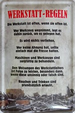 Blechschild Schild 20x30 cm -