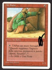 Magic Italian 3rd / 4th Edition Artist Proof - Ali Baba signed - white back