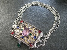 Kropfkette Silber Schweden Handarbeit 3 reihig massiv und prächtig von 1909 