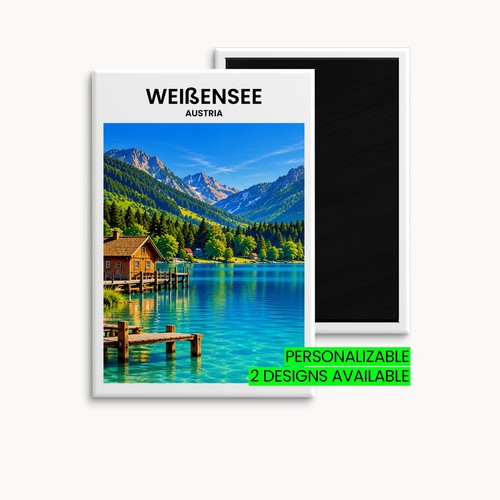 Weißensee kühlschrankmagnet - weißensee,