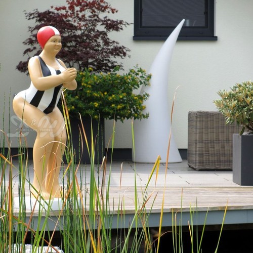 Badende figur elli - badende, hoch