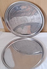 Auflösung.Insolvenz-2.Tolle riesige Gastro-Servierplatten-D.ca.63cm-Rund-Ansehen