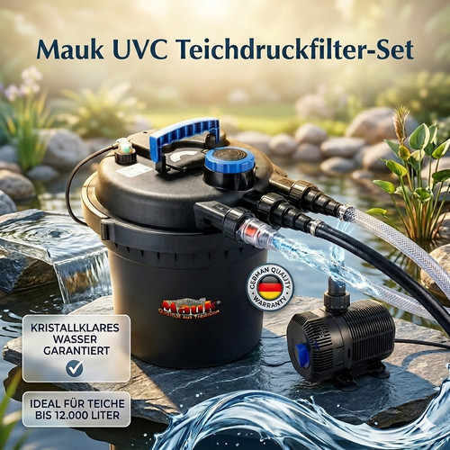 Teichdruckfilter set mit cqb - set,