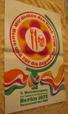 DDR Plakat Weltfestspiele 1973