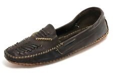 M2 Mokassins Buffalo Stickerei Indianer Hippie Boho Ethno Sioux Unisex Schuhe 41