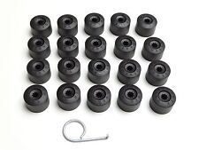 16 Original VW Kappen Abdeckkappen für Radschrauben 4 für Felgenschloss Sw 17