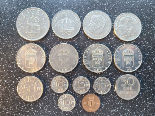 Münzsammlung schwedische - mÜnzsammlung, 15