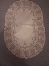Tischdeckchen oval elegant - tischdeckchen,