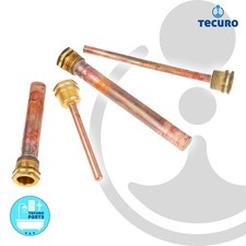 tecuro Tauchhülse G1/2 Zoll AG, 50 - 200 mm Länge, für Speicher, Behälter, Tanks