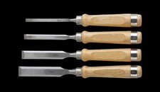 Stechbeitel Satz mit Holzgriff Holzbeitel Holz Meissel Beitel Meister 7719200