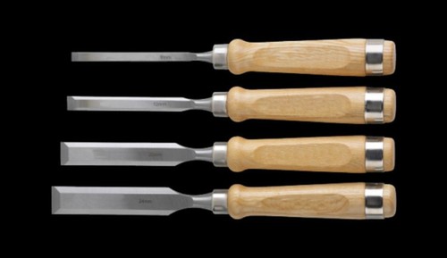 Stechbeitel satz mit holzgriff - satz,