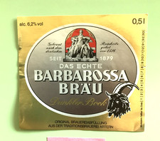 Bieretikett - Beer Label , Brauerei ARTERN , Barbarossabräu / Thüringen #1718#