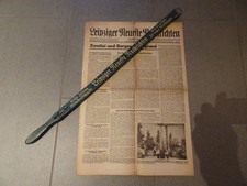 Zeitungsstock Zeitungshalter Zeitung Klemmhalter Leipziger Neueste Nachrichten