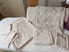 Hochwertiges Bettwäsche Set aus Istanbul Türkei 7 Teilig Spitze  NEU