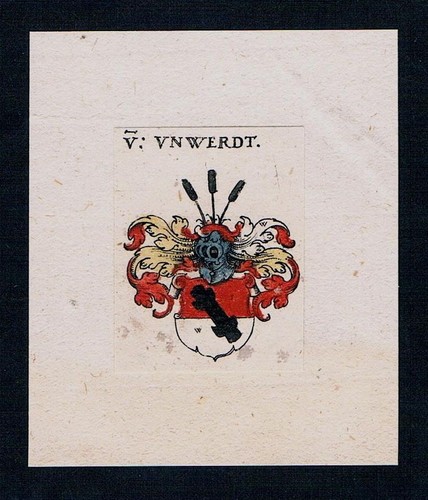Von unwerdt wappen coat - unwerdt,