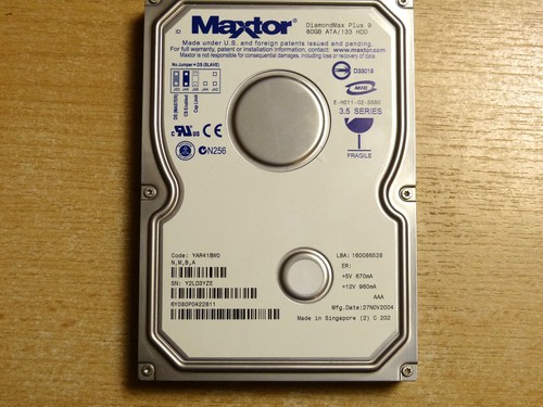 Maxtor diamondmax plus - maxtor, 9