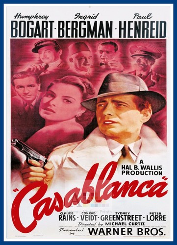 Casablanca filmplakate 40er - casablanca, 3