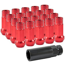 Lug Nuts Stahl M12x1,25 Radmuttern Steel Rot Japan JDM für Subaru Nissan Suzuki