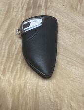 BMW Schlüsseletui Leder Schwarz mit Edelstahlspange (Verbindungsstift fehlt)