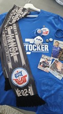 Hansa Rostock Trikot XL Sondertrikot Schal Bahn 8  Aufkleber Button