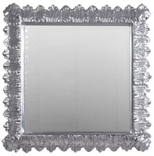 Antik Spiegel Silber Rokoko