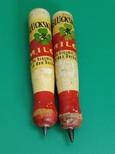 2 x Holz WWII German Milk Can / Blechöffner / Glucksklee (1490)