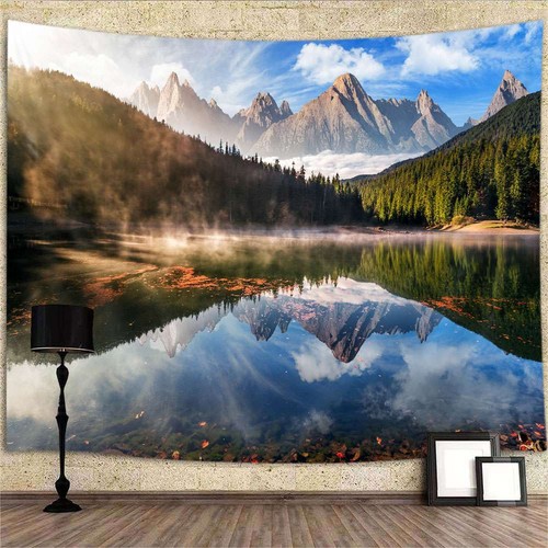 Bergsee natur poster xxl - poster,